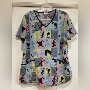 Looney Tunes large scrub top